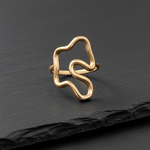 14k Gold Puddle Ring - Dea Dia