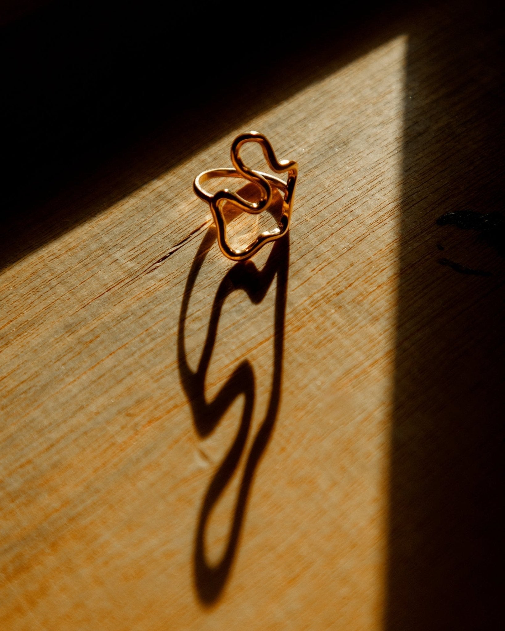 14k Gold Puddle Ring - Dea Dia