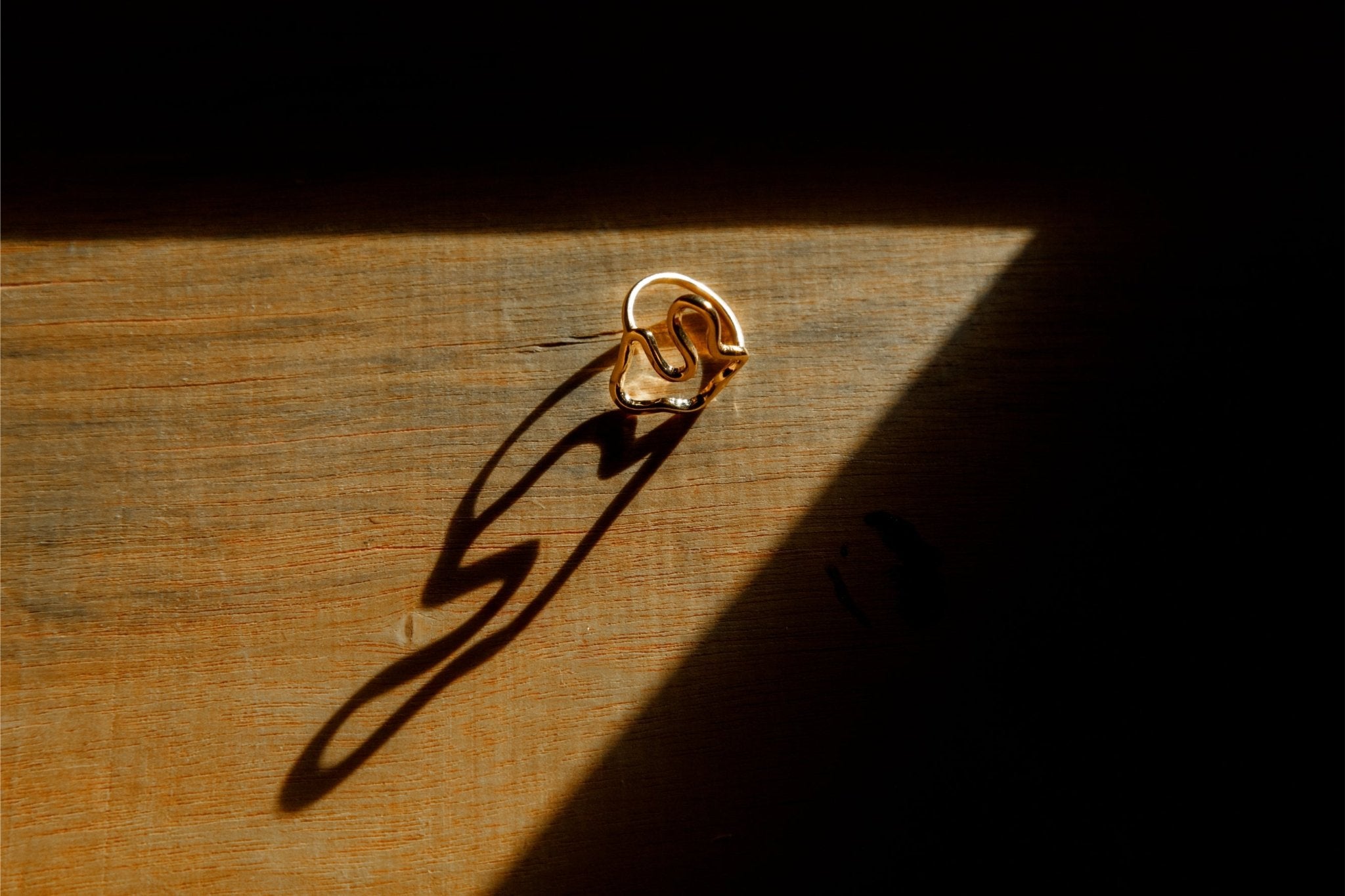 14k Gold Puddle Ring - Dea Dia