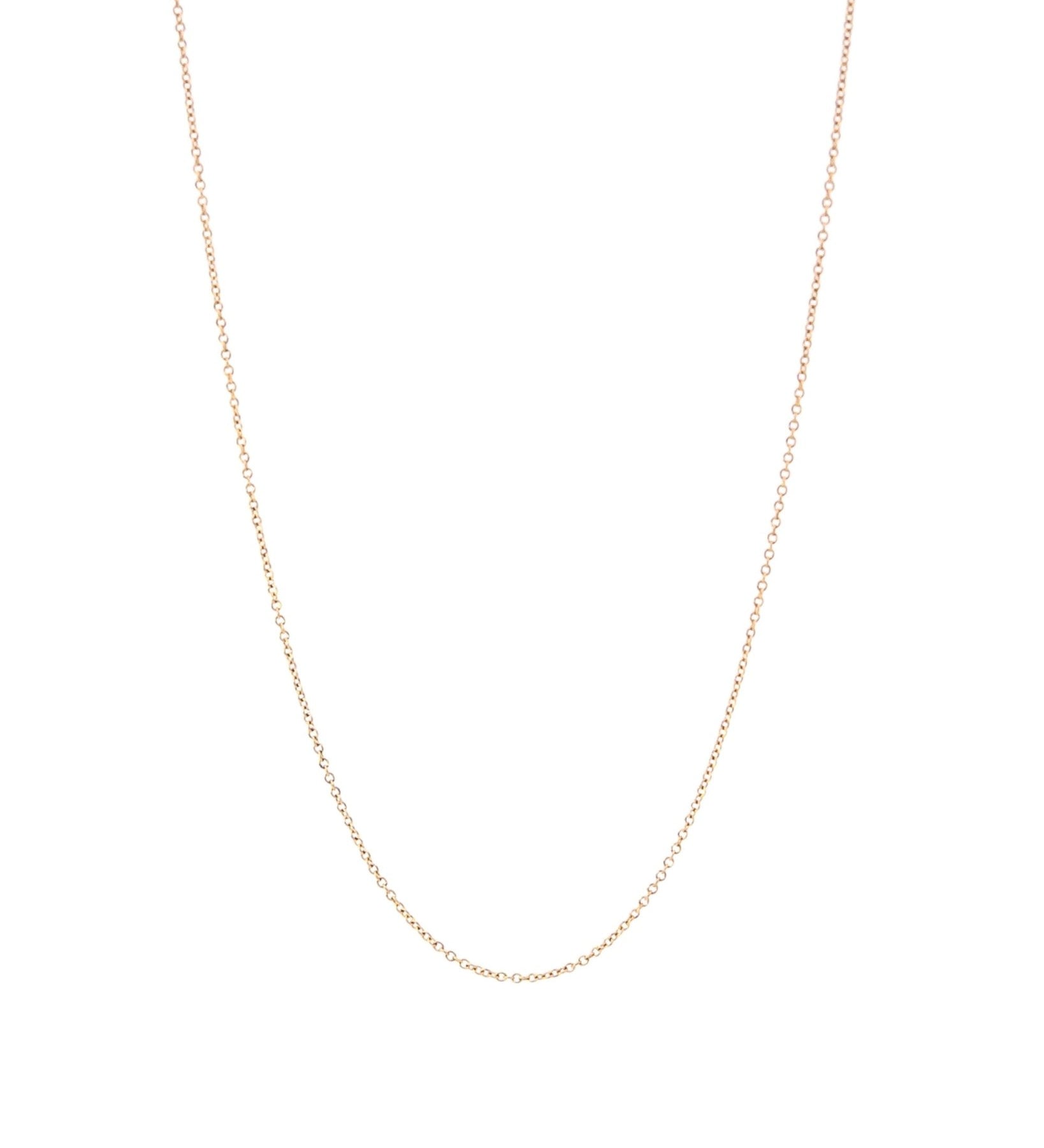 1mm Cable Chain – 14k Gold - Dea Dia
