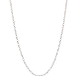 2.2mm Rolo Chain – Sterling or Oxidized Silver - Dea Dia