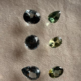 Bloom Neckkace - Spinel & Sapphire Toi et Moi Pedant in 14k Gold