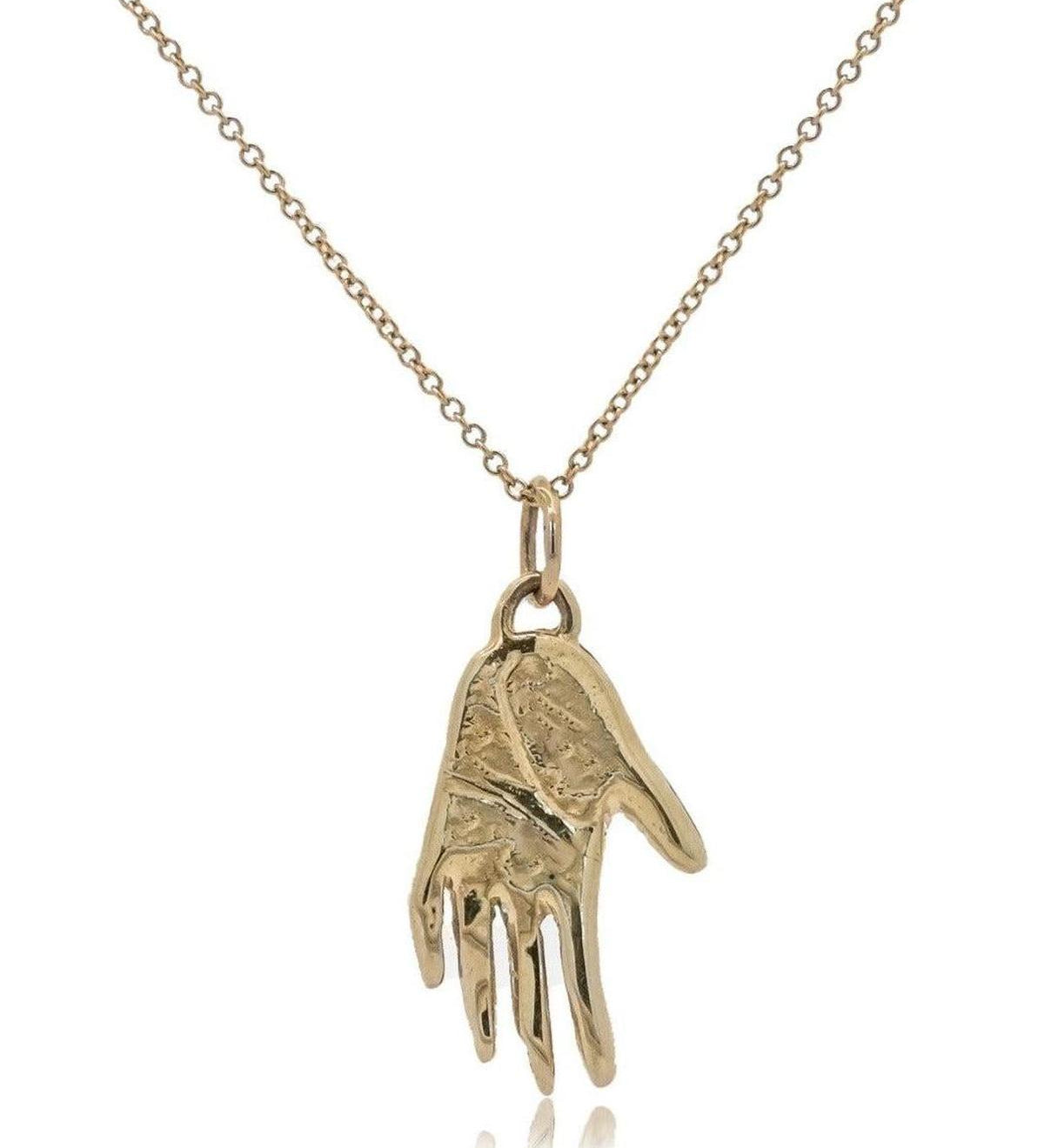 Gold Hamsa Necklace - Dea Dia Jewelry