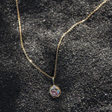 Pink & Milky Sapphire Alchemy Charm