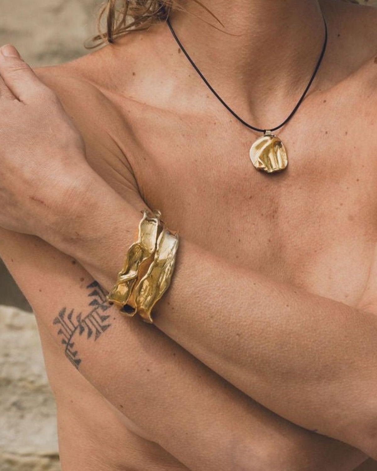 Amargosa Gold Cuff Bracelet - Dea Dia