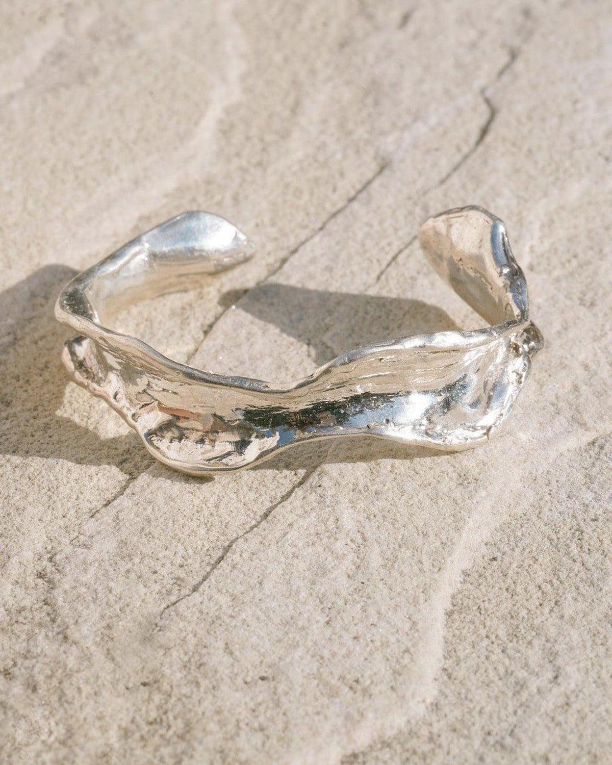 Amargosa Silver Cuff Bracelet - Dea Dia