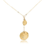 Andromeda Gold Lariat Necklace - Dea Dia