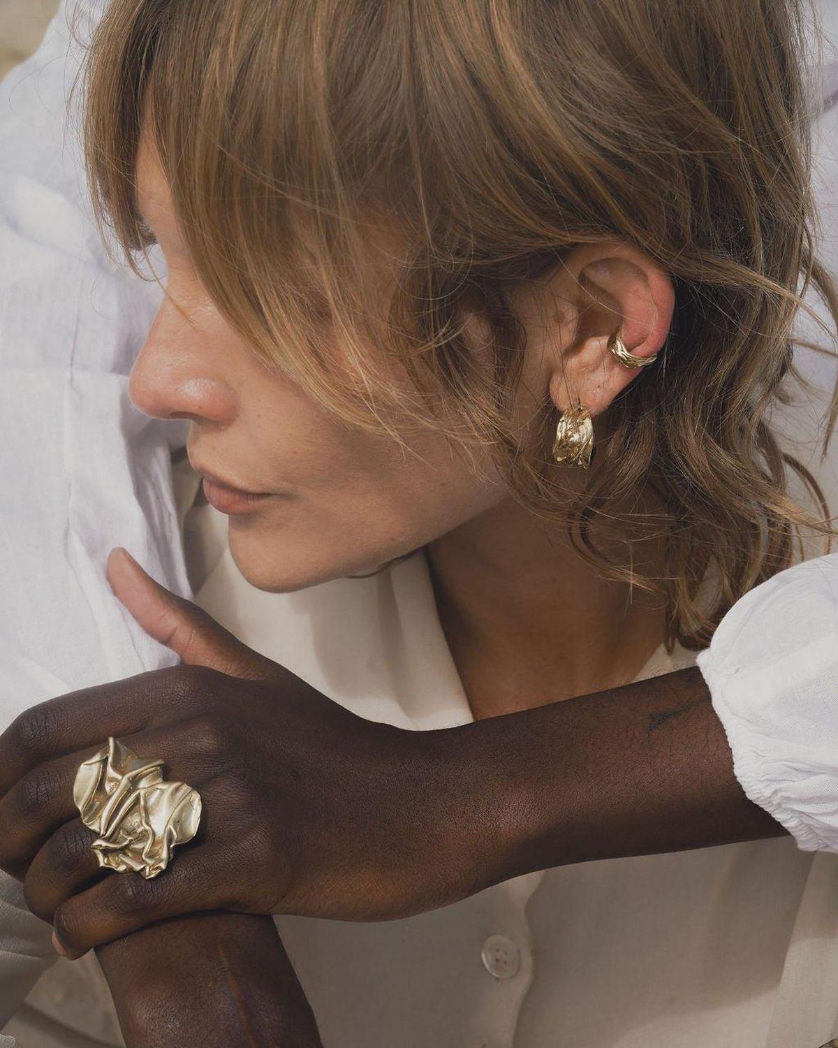 Arches Gold Ear Cuff - Dea Dia