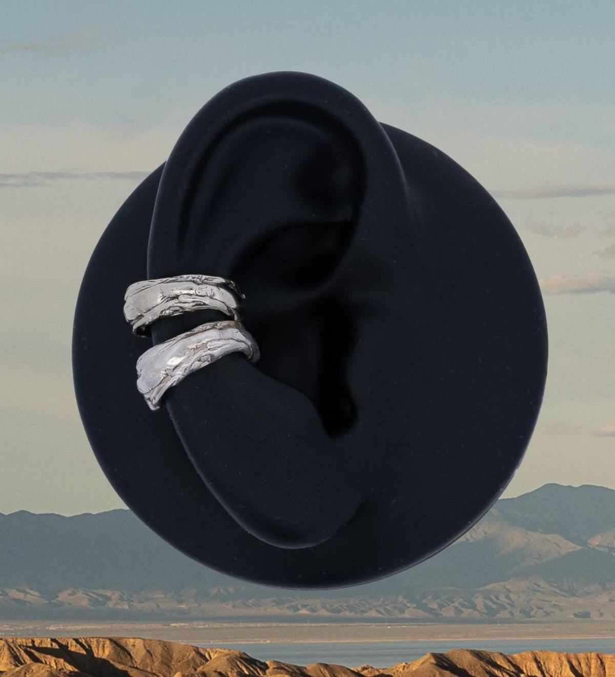 Arches Silver Ear Cuff - Dea Dia
