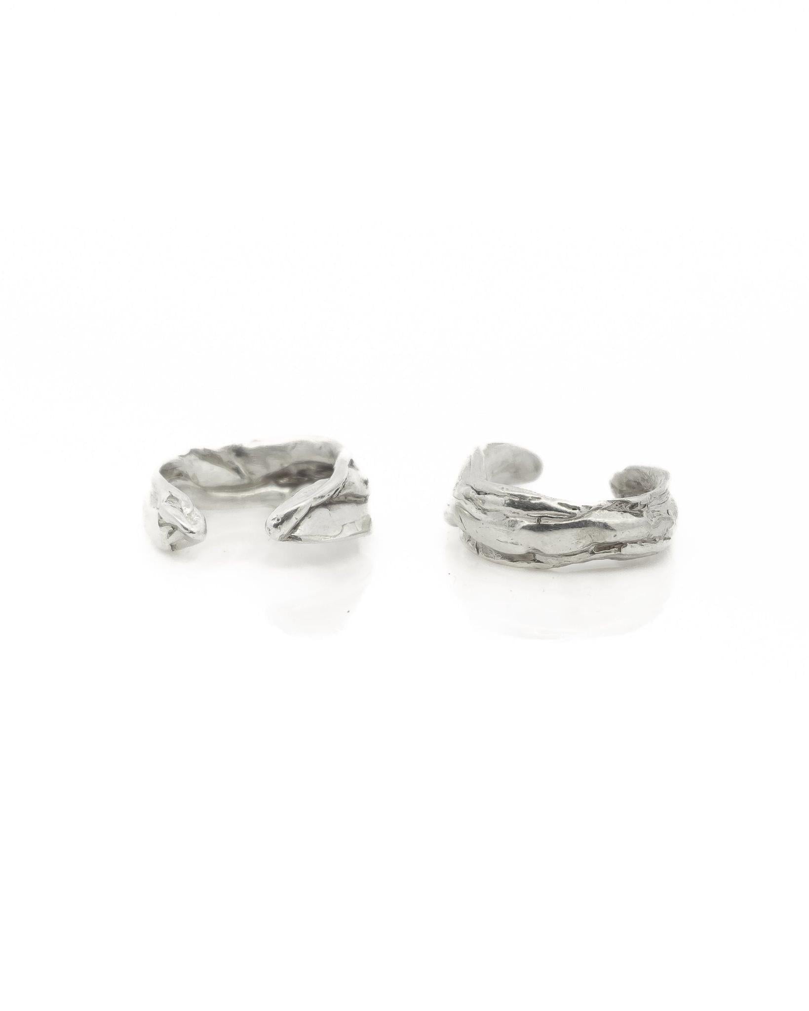 Arches Silver Ear Cuff - Dea Dia
