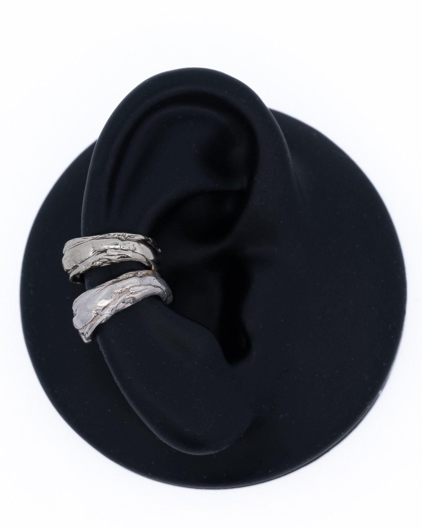 Arches Silver Ear Cuff - Dea Dia