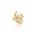 Artemis 14k Solid Gold Moon and Heart Ring - Dea Dia