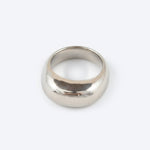 Atrium Ring - Modern Domed Ring in Gold or Silver - Dea Dia