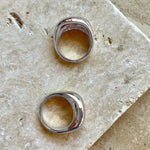 Atrium Ring - Modern Domed Ring in Gold or Silver - Dea Dia