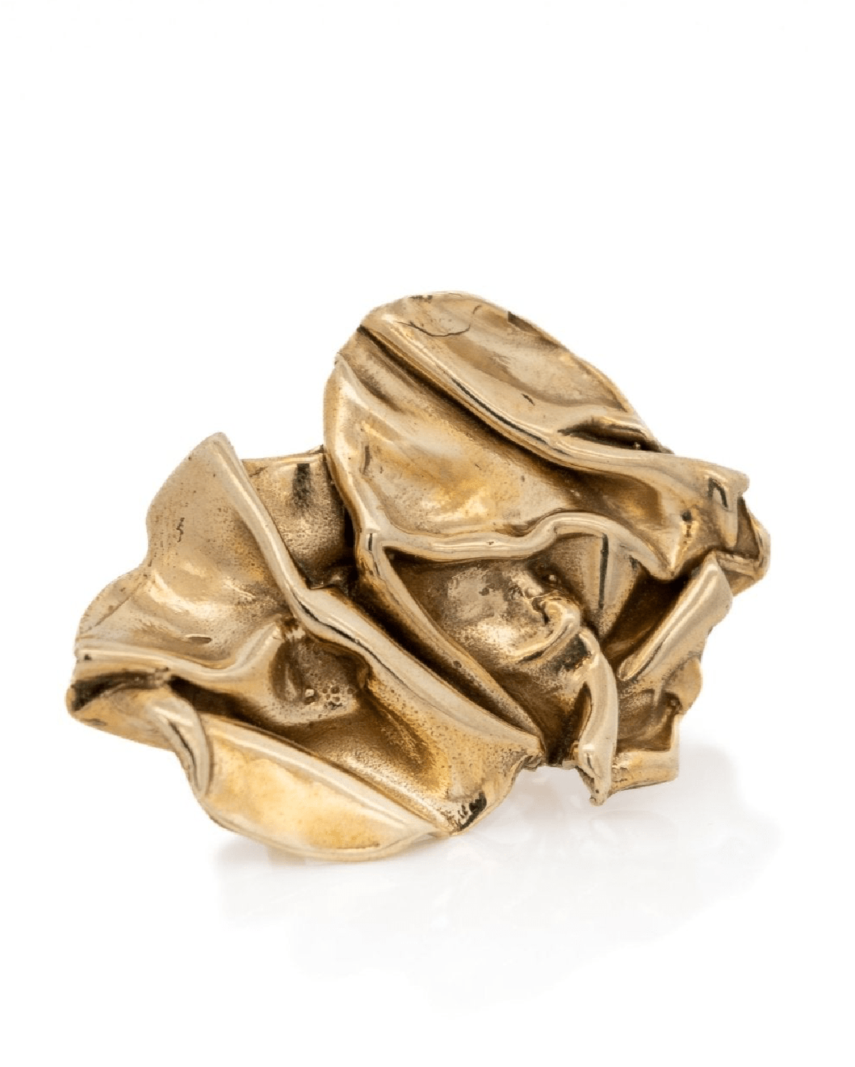 Badlands Abstract Gold Cocktail Ring - Dea Dia