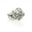 Badlands Abstract Silver Cocktail Ring - Dea Dia