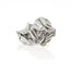 Badlands Abstract Silver Cocktail Ring - Dea Dia