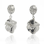 Bajada Silver Double Drop Earrings - Dea Dia
