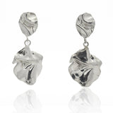 Bajada Silver Double Drop Earrings - Dea Dia