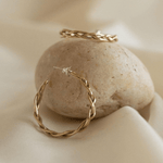 Braided Hoops - Gold or Silver - Dea Dia