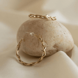 Braided Hoops - Gold or Silver - Dea Dia