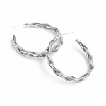 Braided Hoops - Gold or Silver - Dea Dia