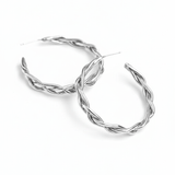 Braided Hoops - Gold or Silver - Dea Dia