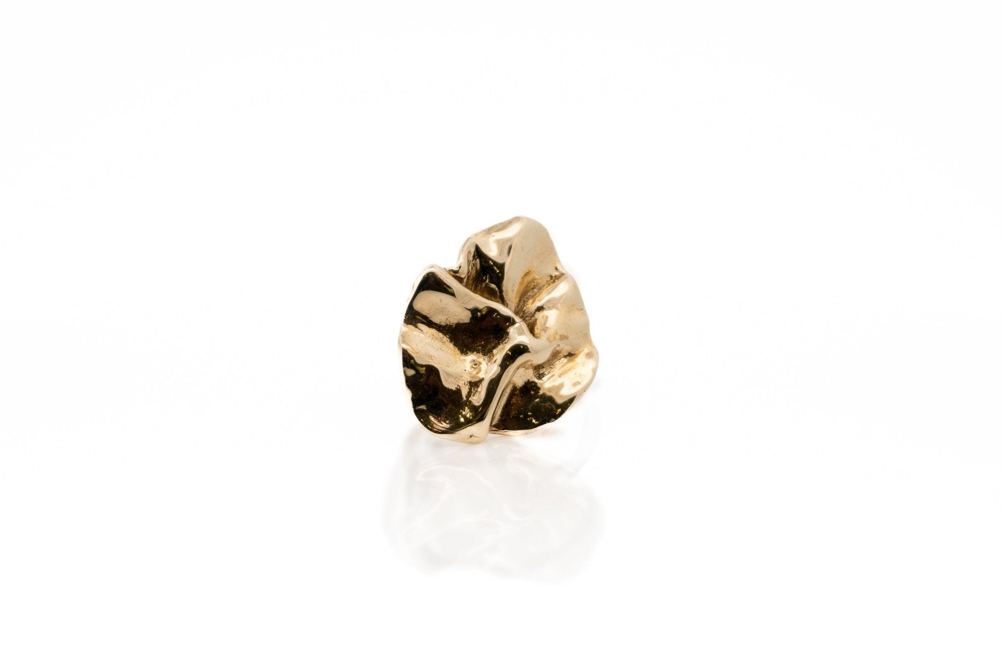 Carrara Abstract Gold Ring - Dea Dia