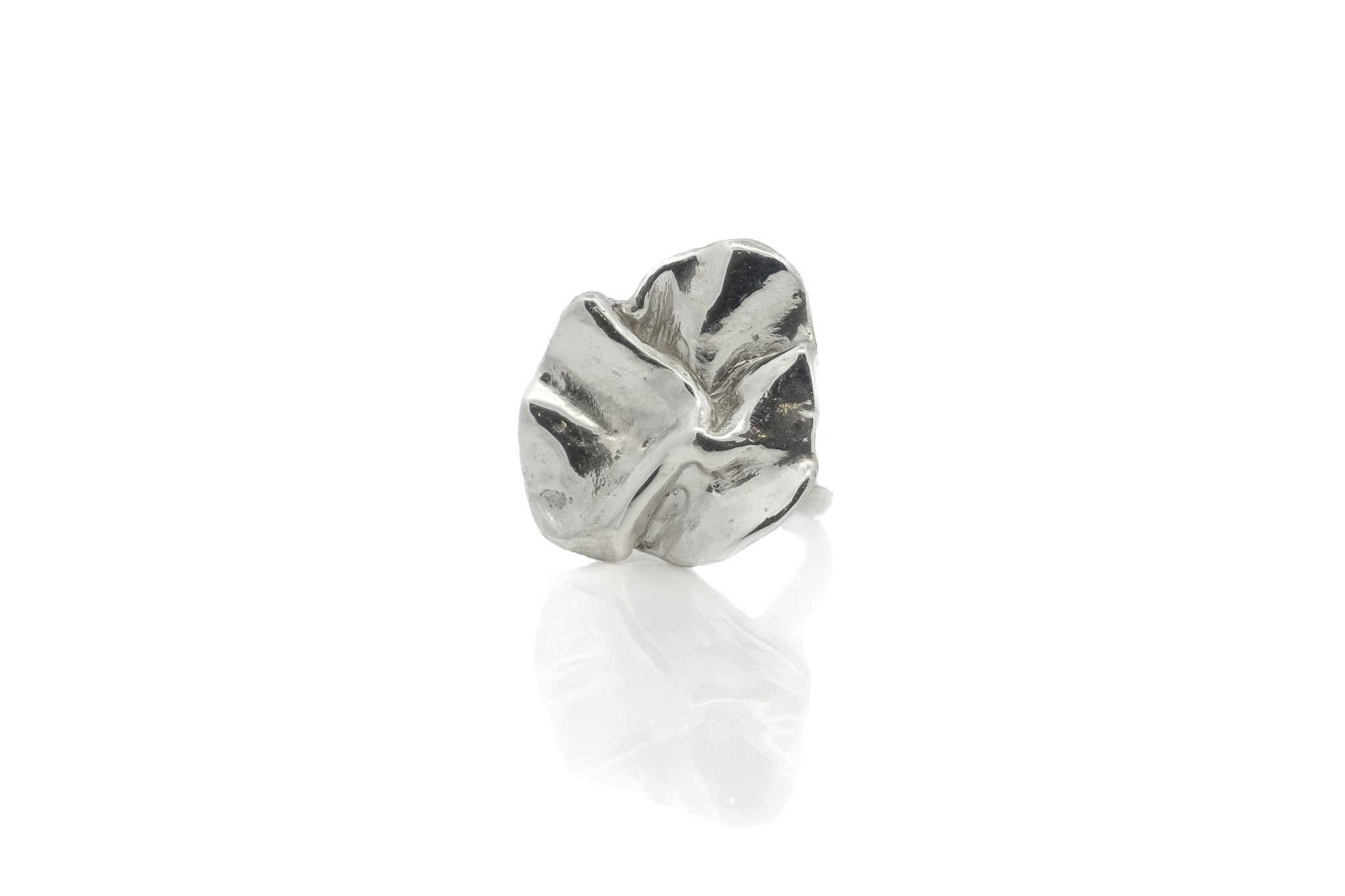 Carrara Abstract Silver Ring - Dea Dia