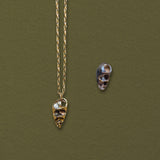 Cerith Shell Pendant Necklace, Bronze - Dea Dia