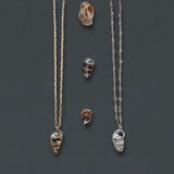 Cerith Shell Pendant Necklace, Silver - Dea Dia
