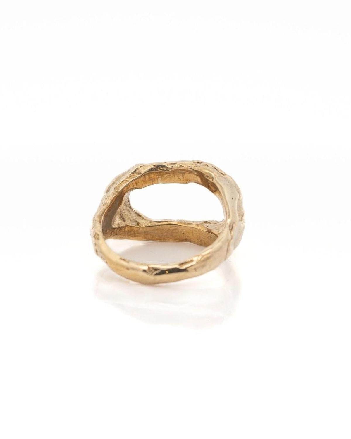 Cinder Gold Open Ring - Dea Dia