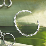 Confluence Cuff - Unisex Twisted Gold Bracelet - Dea Dia