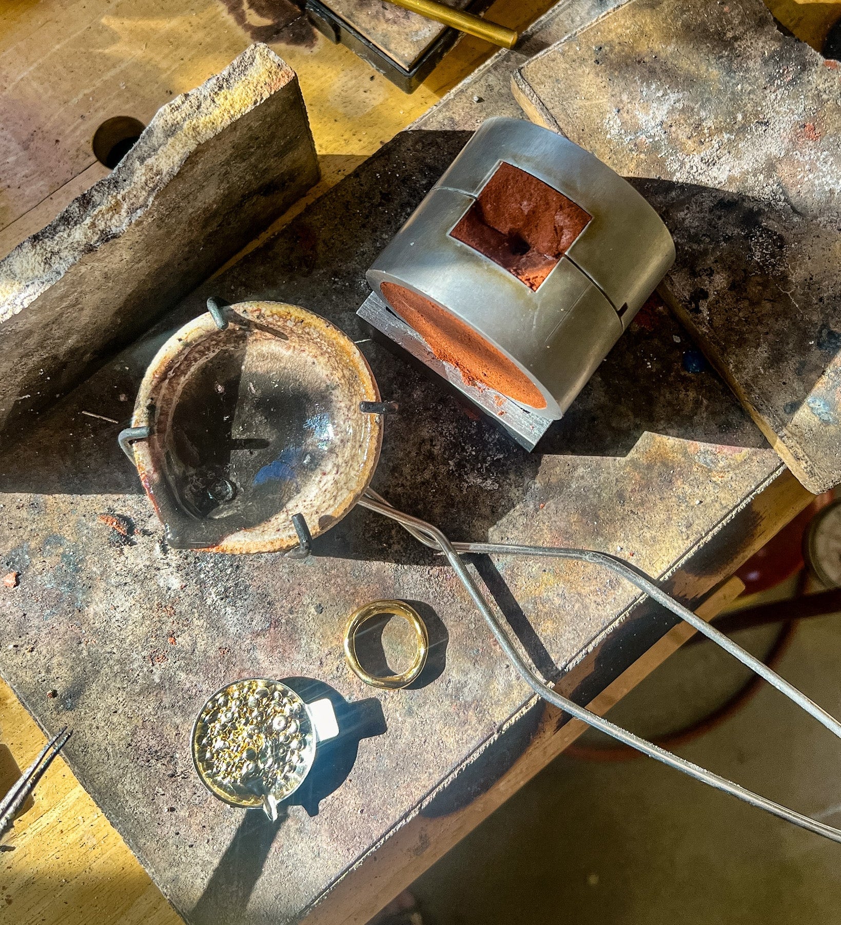 Couples Sand Casting Workshop – Wedding Bands - Dea Dia