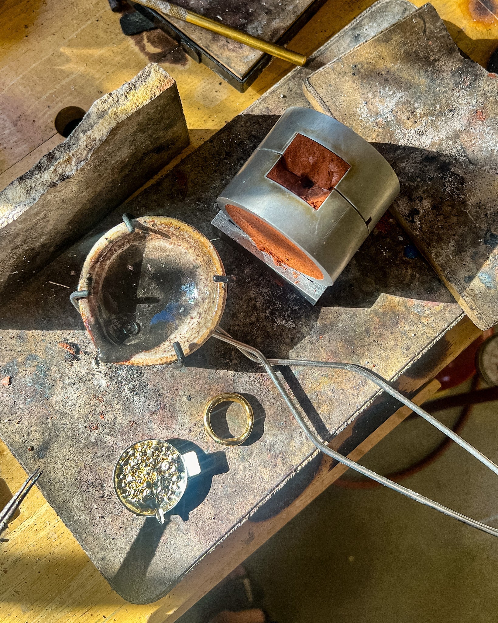 Couples Sand Casting Workshop – Wedding Bands - Dea Dia