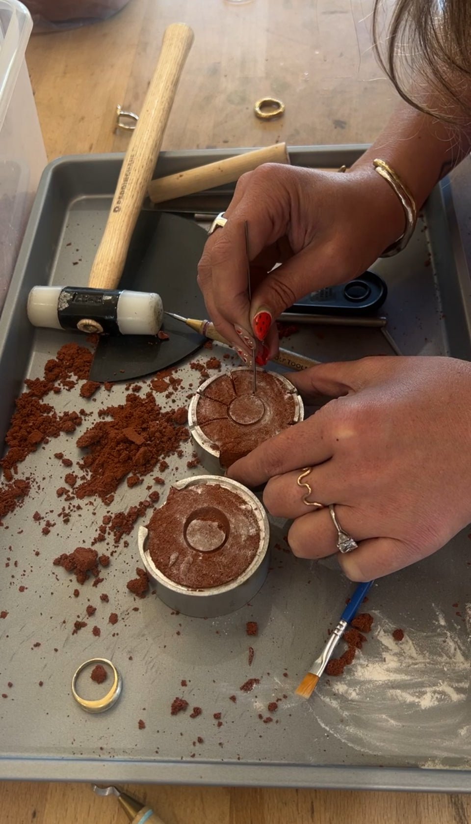 Couples Sand Casting Workshop – Wedding Bands - Dea Dia