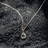 Deep Green Australian Sapphire Forma Charm - Dea Dia
