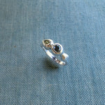 Delphi Toi et Moi Ring, Blue & Green Sapphire in Recycled Silver - Dea Dia