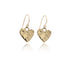 Eros Gold Heart Earrings - Dea Dia