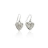 Eros Silver Heart Earrings - Dea Dia