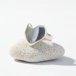 Eros Silver Heart Signet Ring - Dea Dia