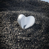 Eros Silver Heart Signet Ring - Dea Dia