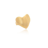 Eros Solid 14k Gold Heart Signet Ring - Dea Dia