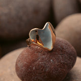 Eros Solid Gold Heart Signet Ring - Dea Dia