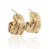 Eureka Chunky Gold Hoop Earrings - Dea Dia