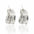 Eureka Chunky Silver Hoop Earrings - Dea Dia