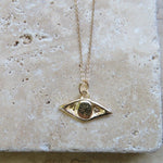 Evil Eye Talisman Necklace - Gold Plated - Dea Dia