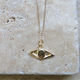 Evil Eye Talisman Necklace - Gold Plated - Dea Dia