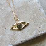 Evil Eye Talisman Necklace - Gold Plated - Dea Dia