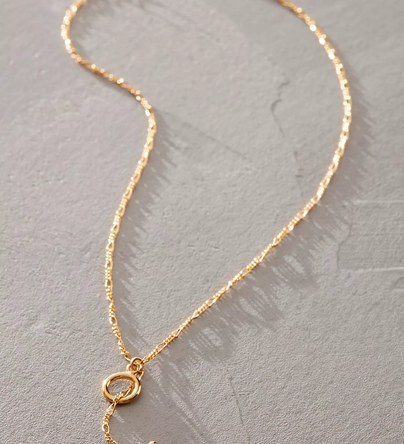 Figaro Chain Toggle Clasp Necklace - Dea Dia